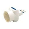 Adattatore di rete triplo con spina schuko