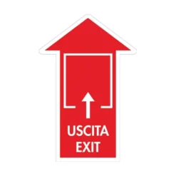Adesivi da pavimento uscita