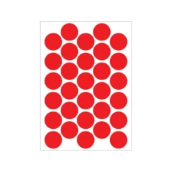 Adesivi segnabanco da pavimento rosso