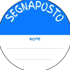 Adesivi segnaposto per alunni