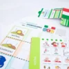 Agenda visiva giornaliera con pittogrammi