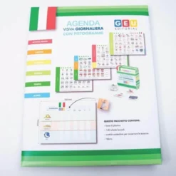 Agenda visiva giornaliera con pittogrammi