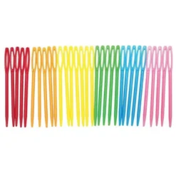 Aghi colorati in plastica - 32 pezzi