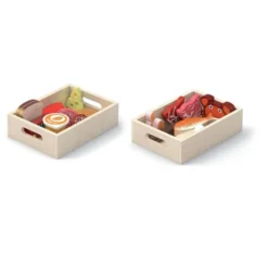 Alimenti da frigo e freezer in legno