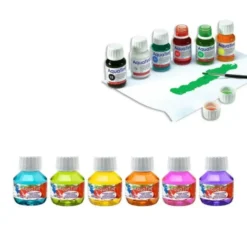 Aquatint 6 colori base + 6 colori pastello 12x50ml
