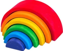 Arcobaleno in legno cm 19