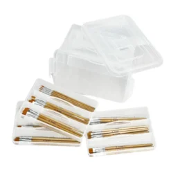 Assortimento 192 pennelli sintetici in contenitore