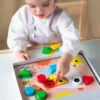 Baby shape con chiodoni in legno