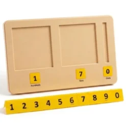 Base dieci - vassoio con 30 tessere