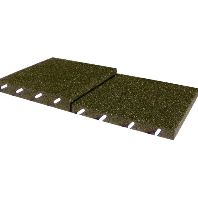 Base di protez. antitrauma verde h di caduta max cm 162