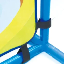 Basi di appoggio blu per pareti divisorie linea colore