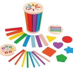 Bicchiere delle forme e dei colori