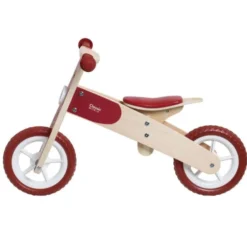 Bicicletta in legno senza pedali