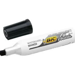 Bic velleda punta scalpello nero 1 pezzo