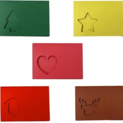 Biglietti di natale a 3 lembi - 10 pezzi