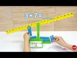Bilancia matematica con schede