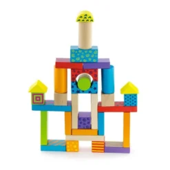 Blocchi in legno fantasia - 100 pezzi