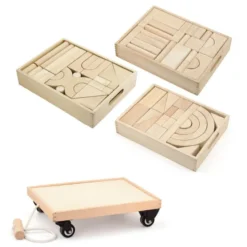 Blocchi in legno jumbo set