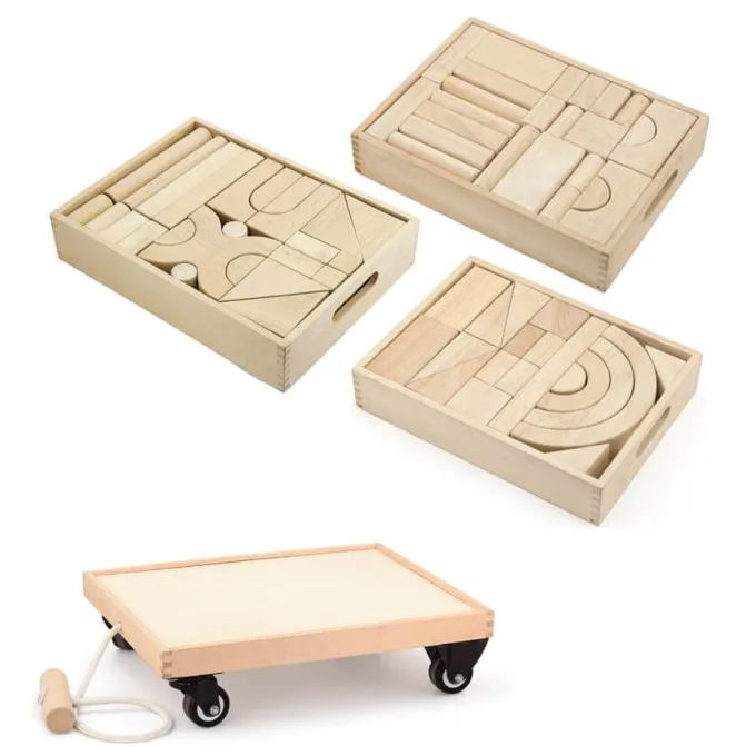 Blocchi in legno jumbo set