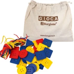 Bottoni geometrici - 81 pezzi