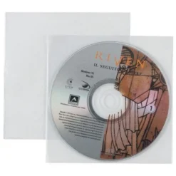 Busta porta cd dvd singolo - 25 pezzi
