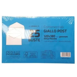 Buste gialle formato 1 2 protocollo - 25 pezzi