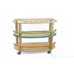 Carrello premium delle attivita' creative borgione