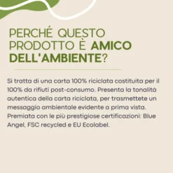 Carta fotocopie riciclata - 5 risme a4