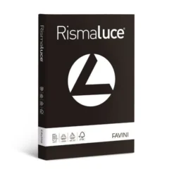 Carta fotocopie risma luce favini - 125 ff neri 200g a4