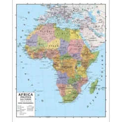 Carta geografica africa