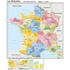 Carta geografica francia in lingua originale