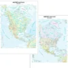 Carta geografica nord america
