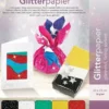 Carta glitterata cm 23x33- 10 fogli
