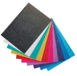 Carta glitterata cm 23x33- 10 fogli