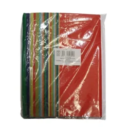 Carta velina seta borgione - 25 fogli 10 colori