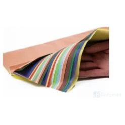 Carta velina seta borgione - 25 fogli 10 colori