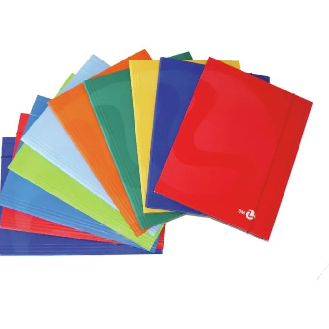 Cartelline con elastico - 10 pezzi in 5 colori
