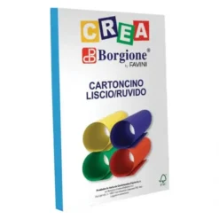 Cartoncini borgione a4 azzuri l r - 220 grammi 50 fogli