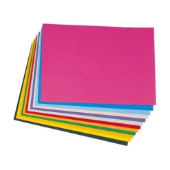 Cartoncini bristol cm 25x35 240 fogli in 12 colori 200 g m2