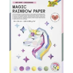 Cartoncini iridescenti rainbow magic paper cm 24 x 32