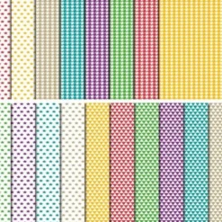 Cartoncini mini design - 18 fogli 3 motivi