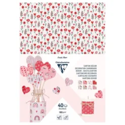 Cartoncini romantici 25x35 - 40 fogli