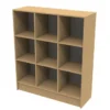Casellario 9 vani faggio - linea cam basic