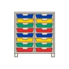 Cassettiera 16 cassette cam premium con piedini