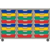 Cassettiera 24 cassette cam premium - base con ruote