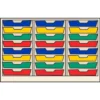 Cassettiera 24 cassette cam premium con zoccolo - bianco
