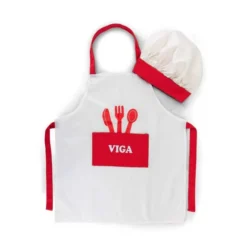 Completo del cuoco cappello e grembiule
