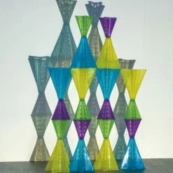 Coni trasparenti colorati