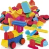 Costruzioni clip brick deluxe - 205 pezzi in contenitore