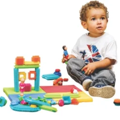 Costruzioni clip brick deluxe - 93 pezzi